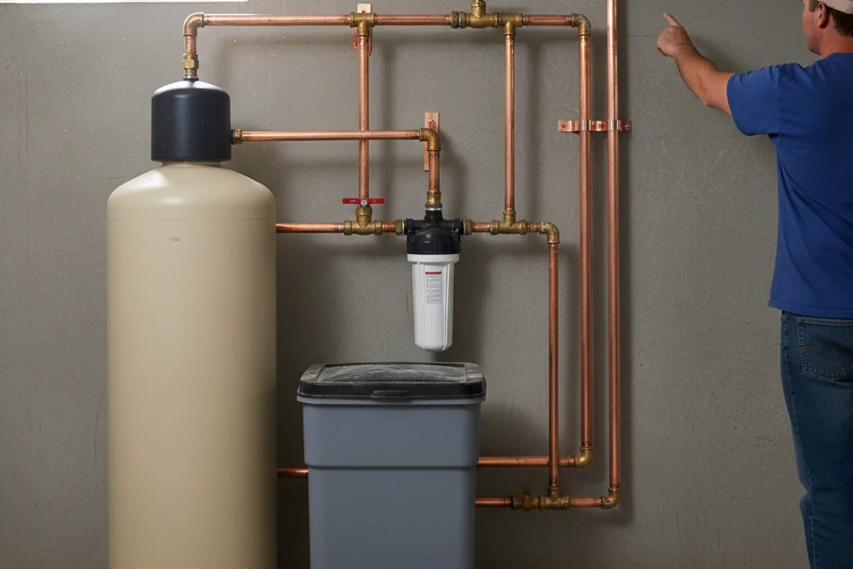 Whole-house water treatment system installed in Blandon